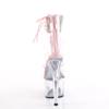 Pleaser - ADORE724RS Ankle strap sandal, Pole dance shoes - Pink/Transparent Product image